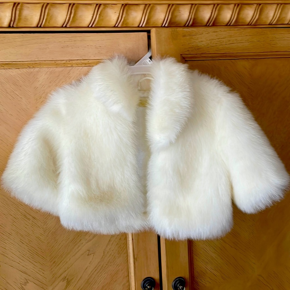 Fabulous Furs Faux Fur Bolero Jacket for Toddlers